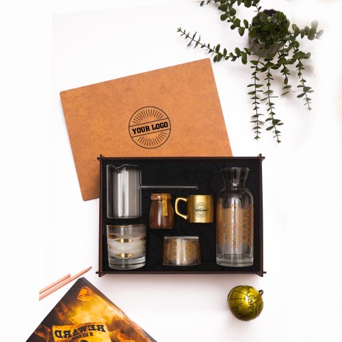 Ahşap Kutulu Hediye Seti 3626-13